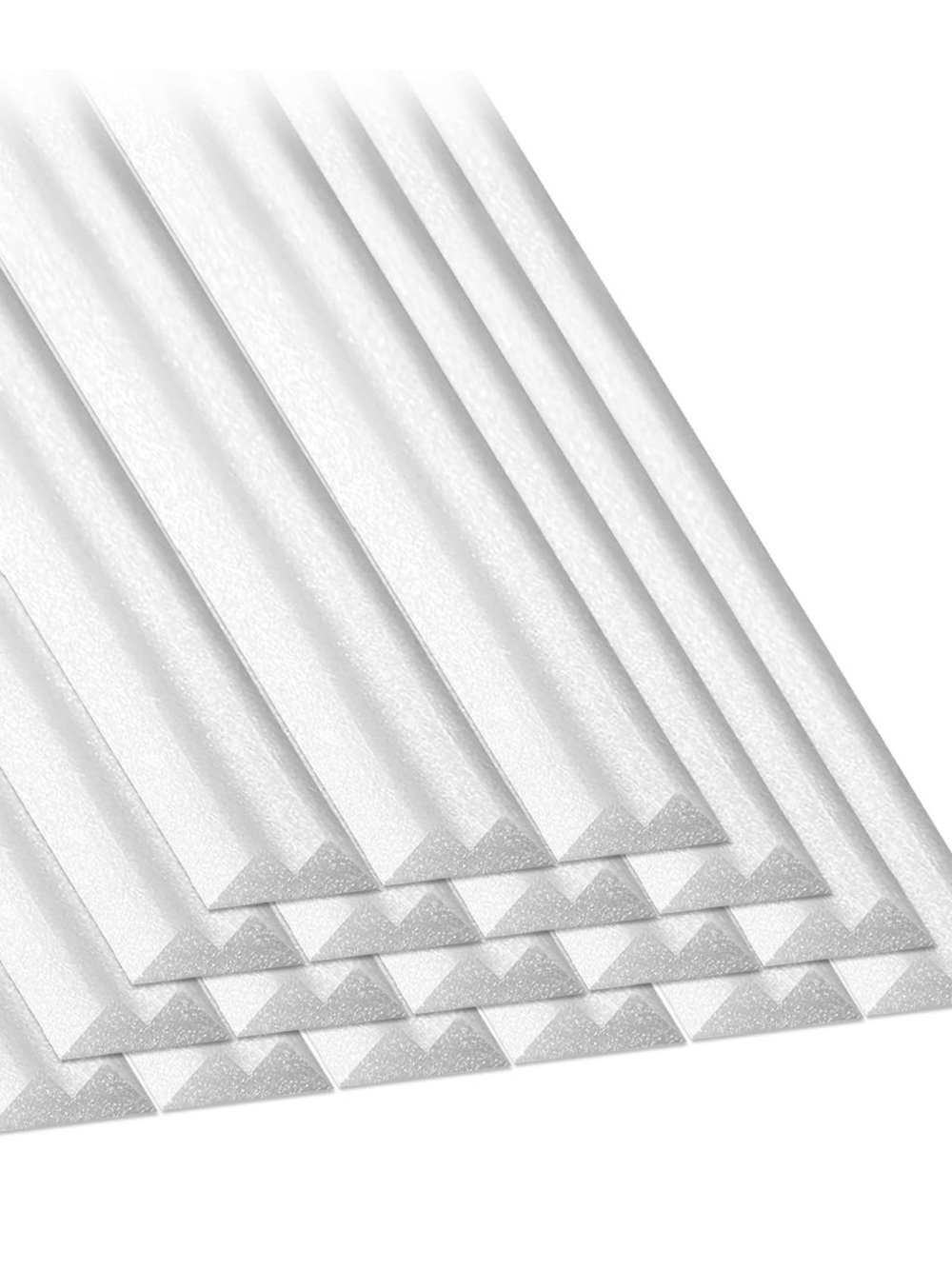 ABOVE Ground Pool Cove White Foam Peel and Stick Protectors - Pack of 18